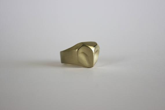 Gold Barn Owl ring