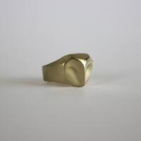 Gold Barn Owl ring