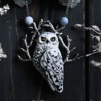 Snowy Owl Necklace