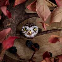 Celtic Owl Statement Ring