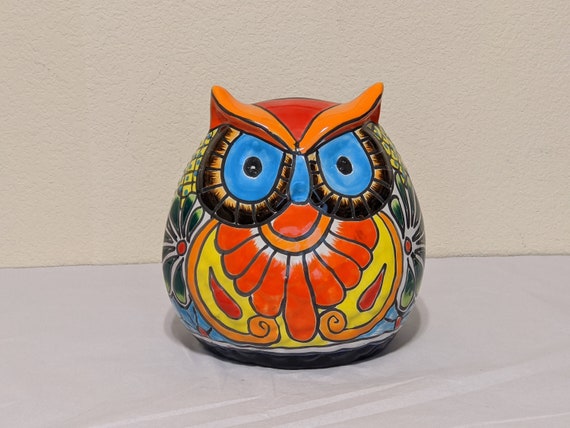 Ceramic Owl Planter, Talvera Pottery
