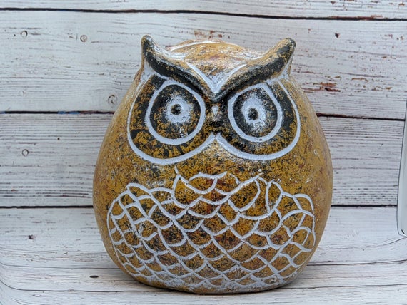 Owl Planter Clay Flower Pot