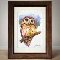 PRINT – Watercolor painting 7.5 x 11” from Hand paint 100%, art, watercolor, Han...