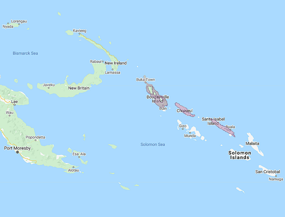 Range of Fearful Owl (Nesasio solomonensis)