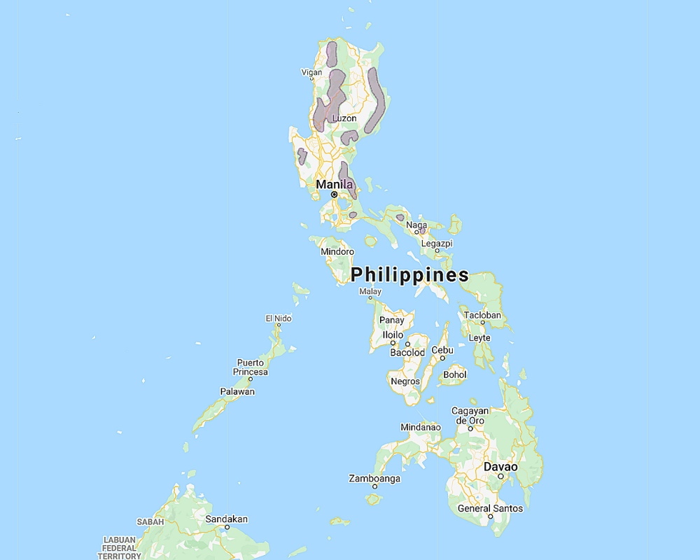 Range of Luzon Scops Owl (Otus longicornis)