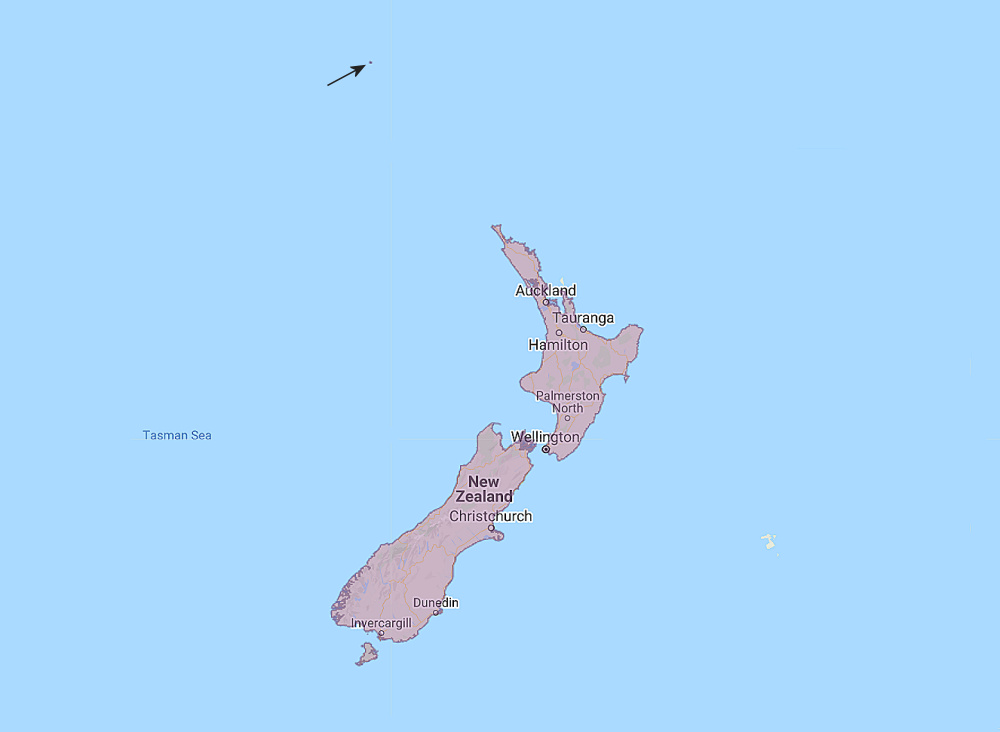 Range of Morepork (Ninox novaeseelandiae)