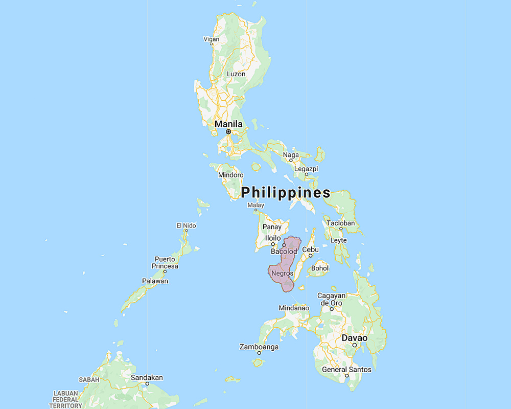 Range of Negros Scops Owl (Otus nigrorum)