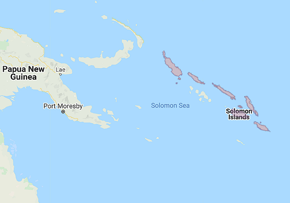 Range of Solomons Boobook (Ninox jacquinoti)