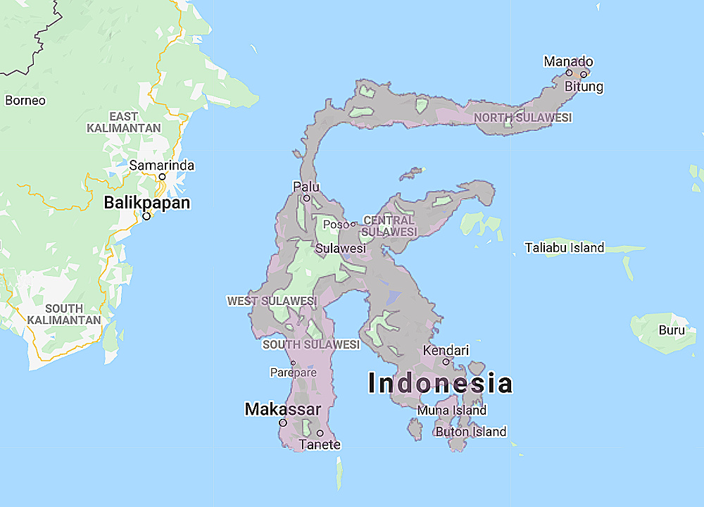 Range of Speckled Boobook (Ninox punctulata)