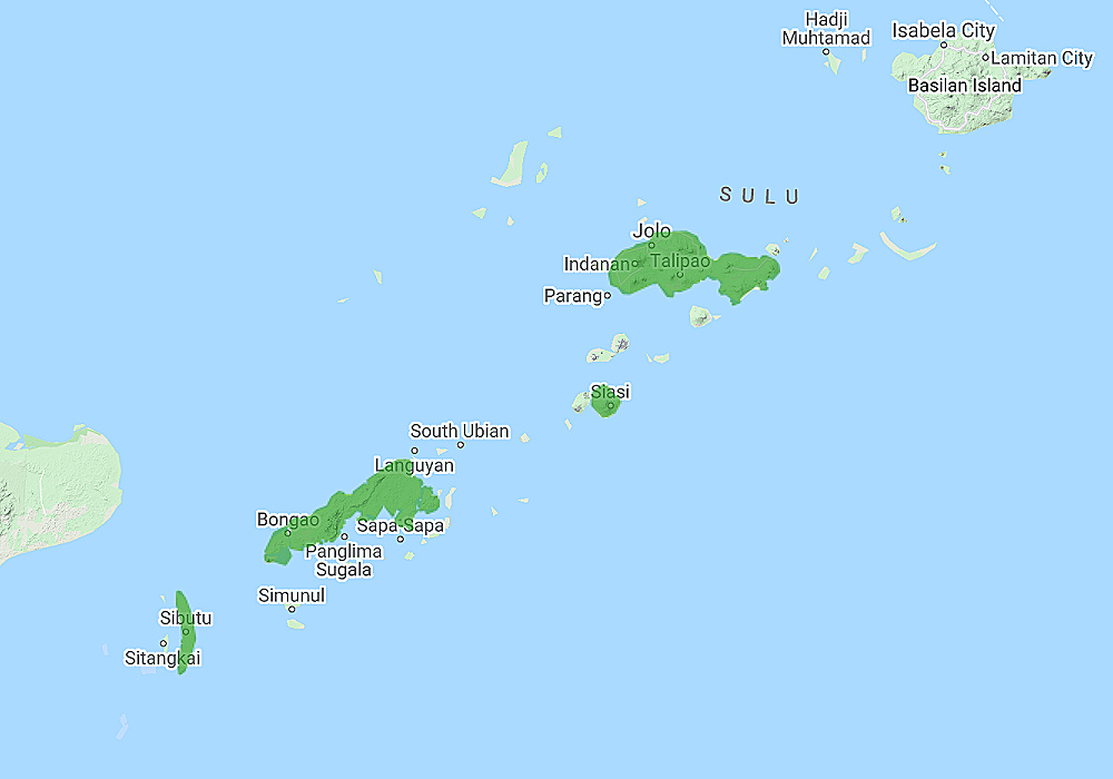 Range of Sulu Hawk Owl (Ninox reyi)