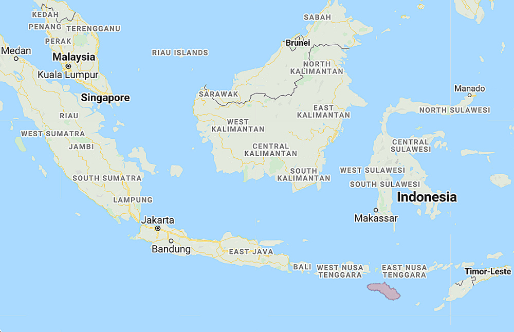 Range of Sumba Boobook (Ninox rudolfi)