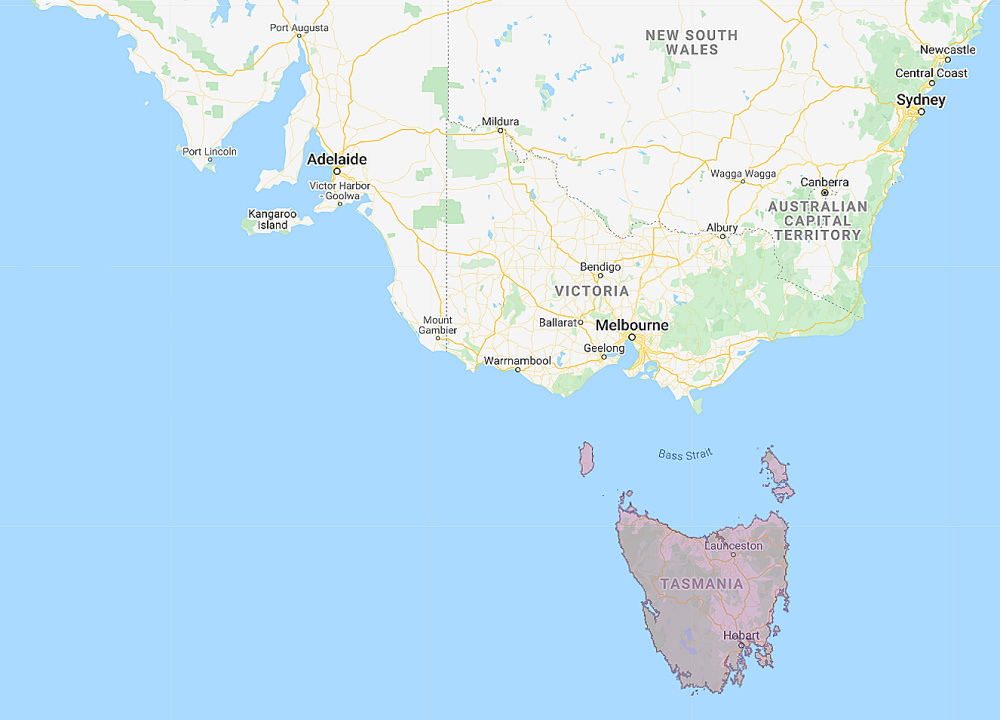 Range of Tasmanian Boobook (Ninox leucopsis)