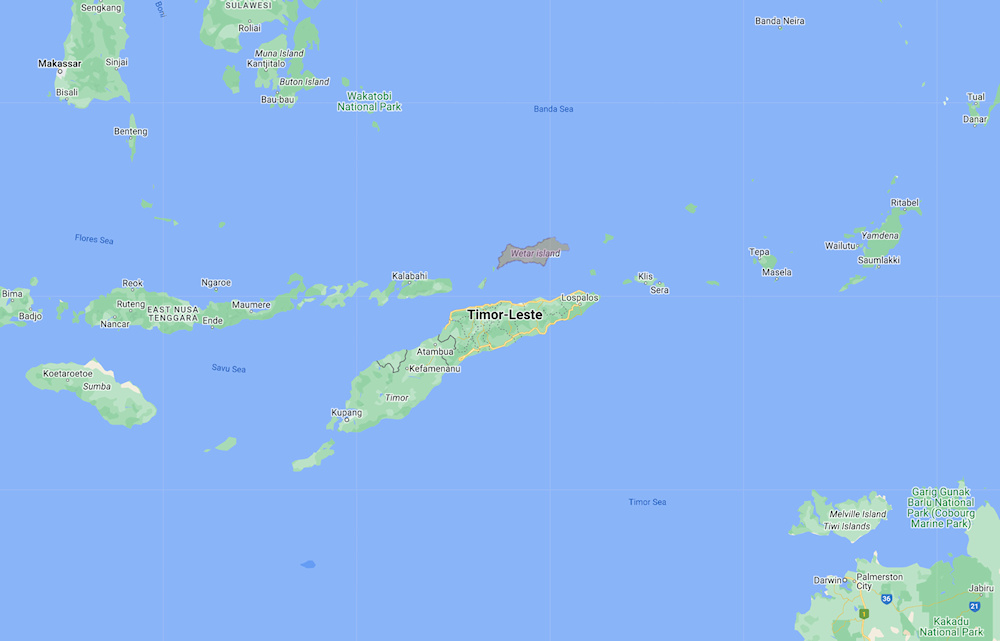 Range of Wetar Scops Owl (Otus tempestatis)